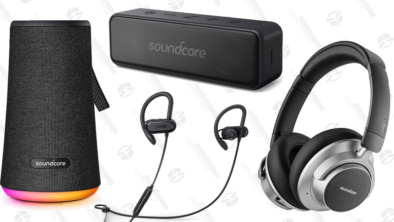 Anker SoundCore Space NC Headphones | $69 | AmazonAnker SoundCore Spirit X Headphones | $28 | AmazonAnker SoundCore Motion B Portable Bluetooth Speaker | $24 | Amazon | Clip the 5% couponAnker SoundCore Flare+ Bluetooth Speaker with Light Show | $70 | Amazon